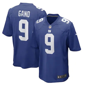 mens nike graham gano royal new york giants team game playe